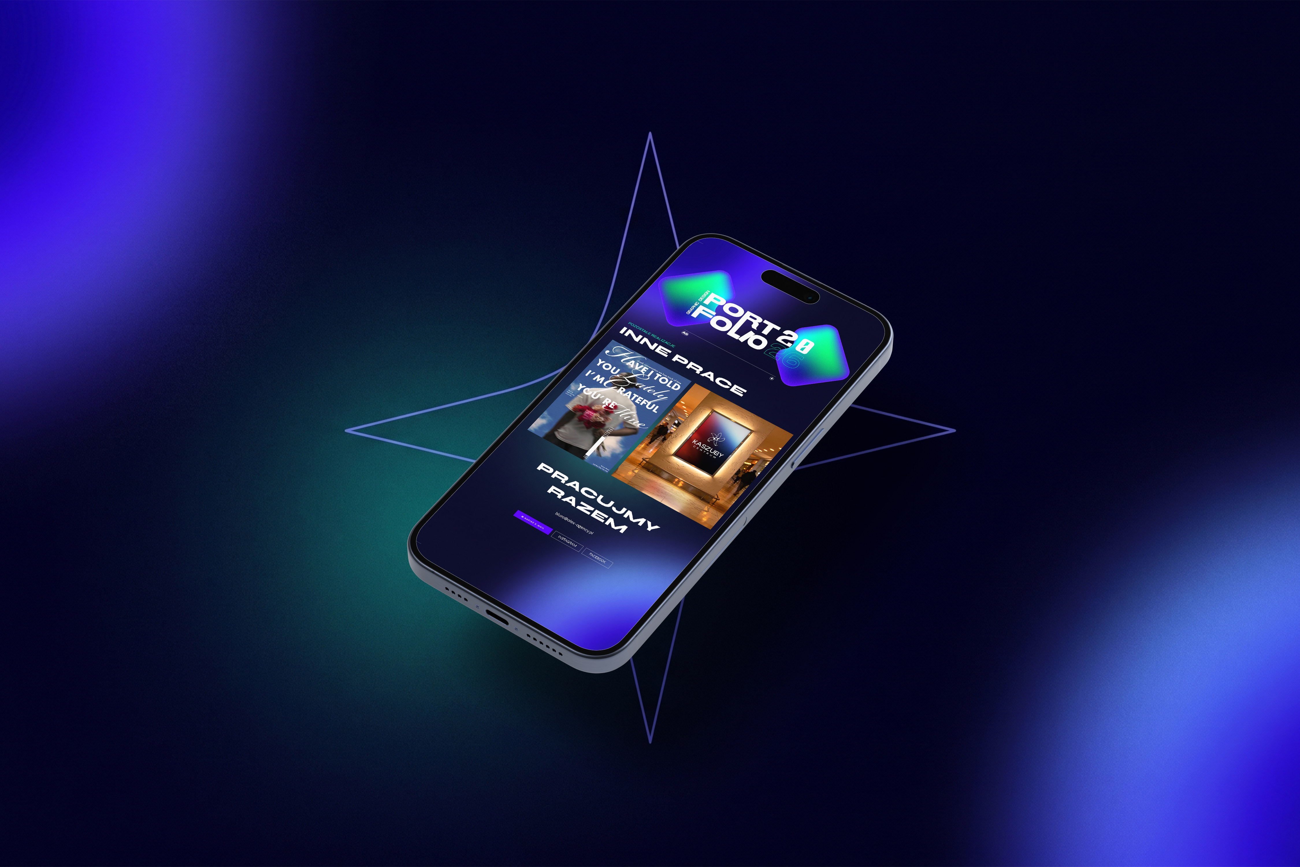 Projekt strony internetowej portfolio UI UX - Web Design Wejherowo